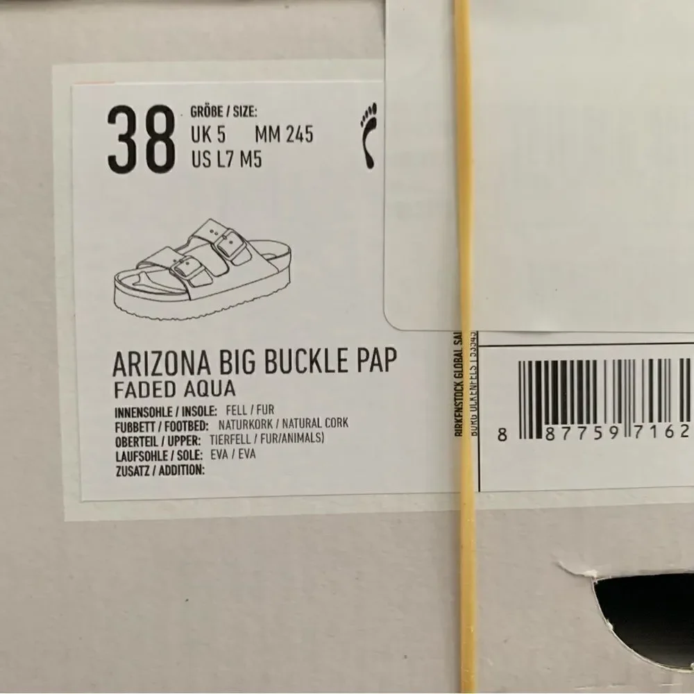 Birkenstock | Arizona Big Buckle Shearling Slide Sandals